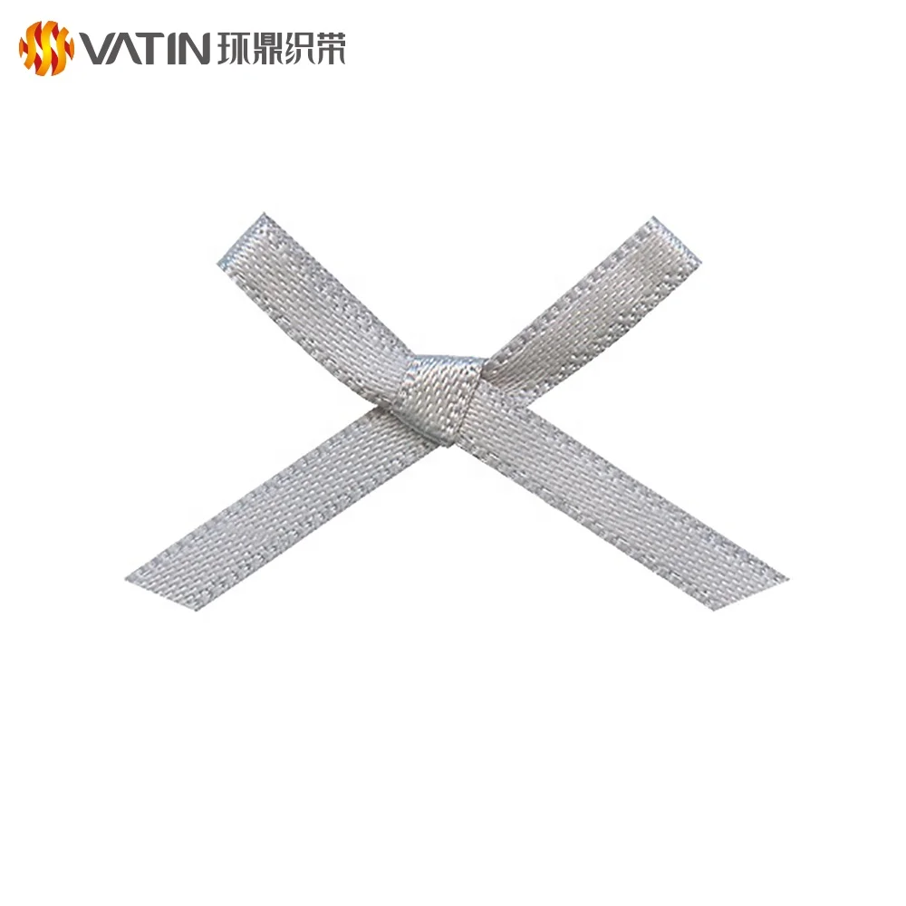 
Wholesale Cerebrate Christmas Ribbon Bow Pre-made Bow For Packaging Polyester Weaving Craft Ribbon 