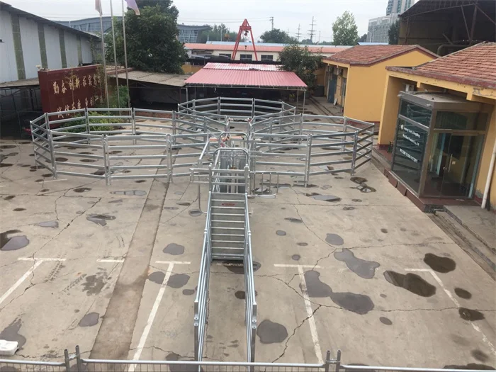 Портативное оборудование для забора крупного рогатого скота