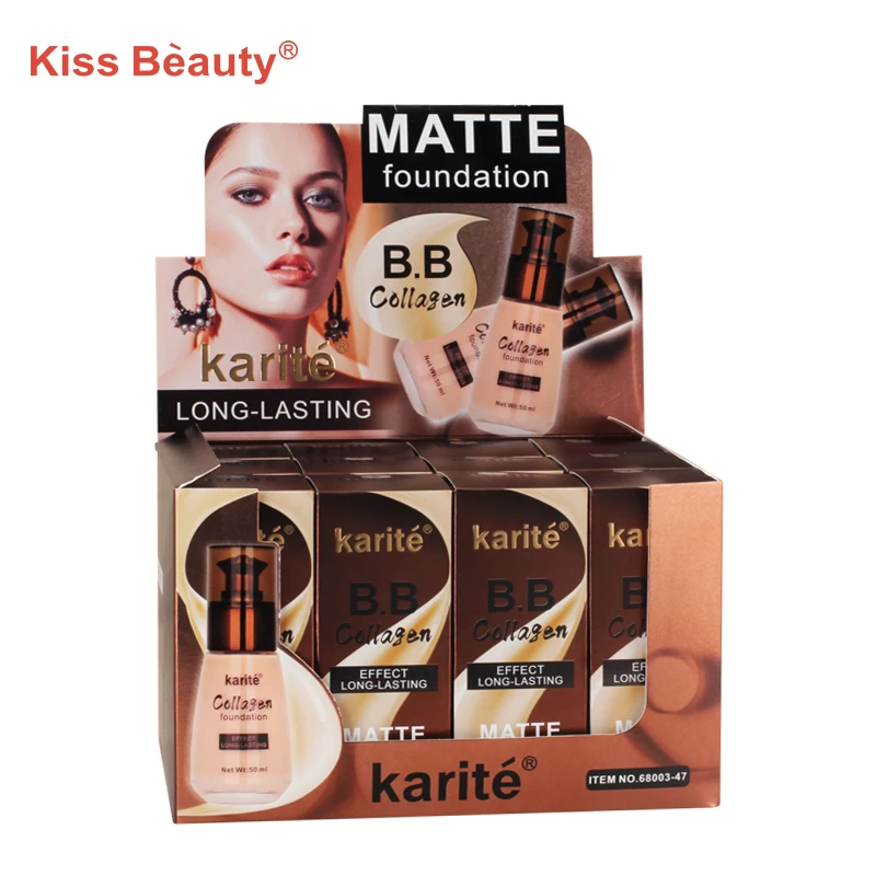 Black Skin Lasting Wearing Collagen Moisture Foundation BB Cream