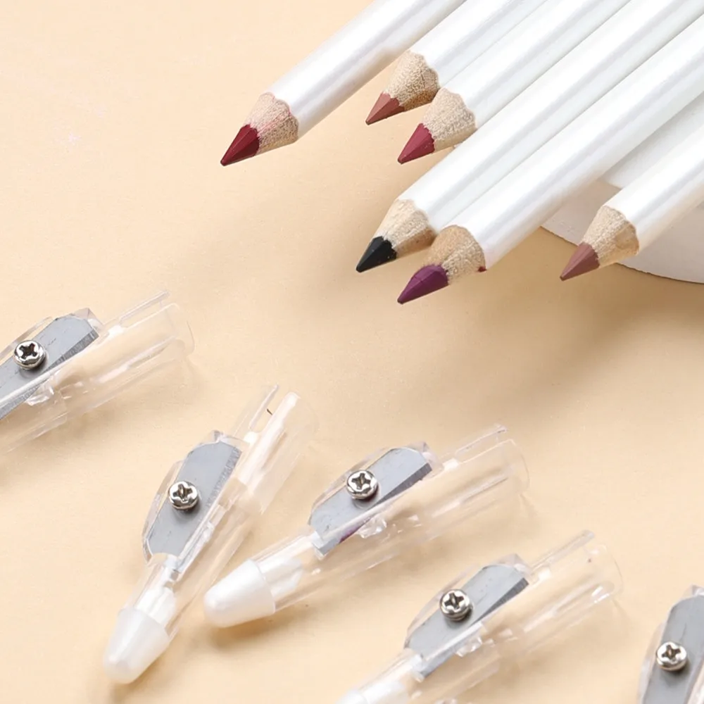 Hot selling lips de pene waterproof creamy lip liner with sharpener private label vegan lipliner pencil