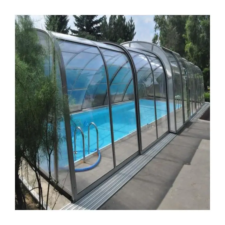 The Newest Fiver Glass Swimming Pool Glass House  Sun Glass House Aluminum