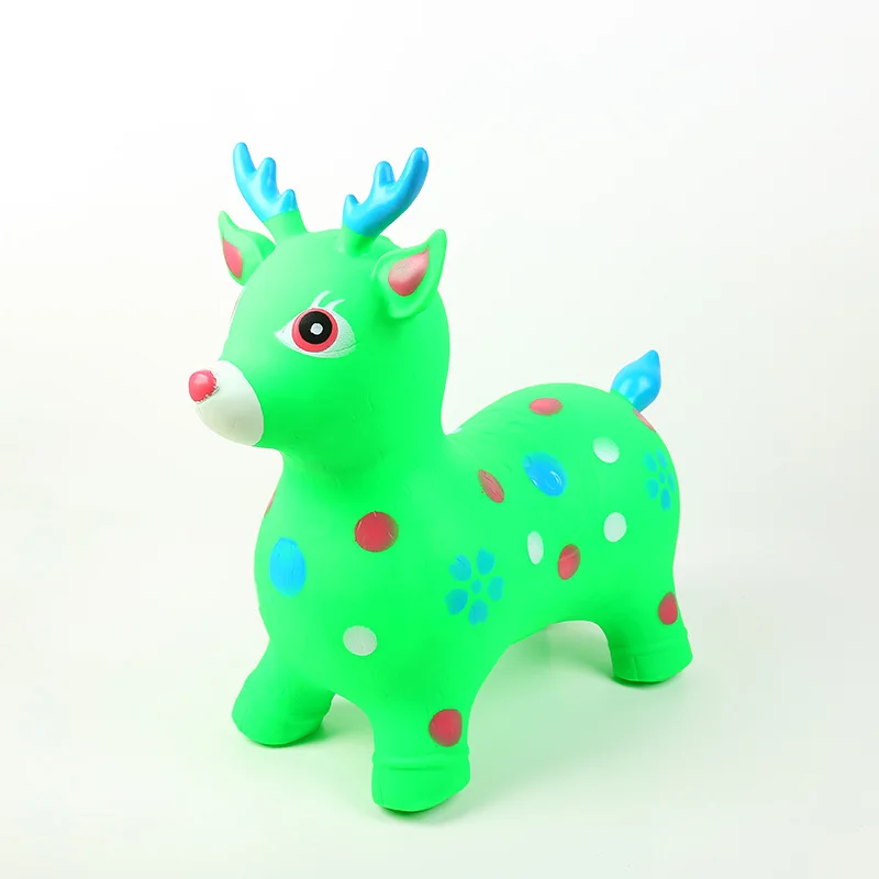 ПВХ прыгающие игрушки животные надувной прыгающий олень для детей