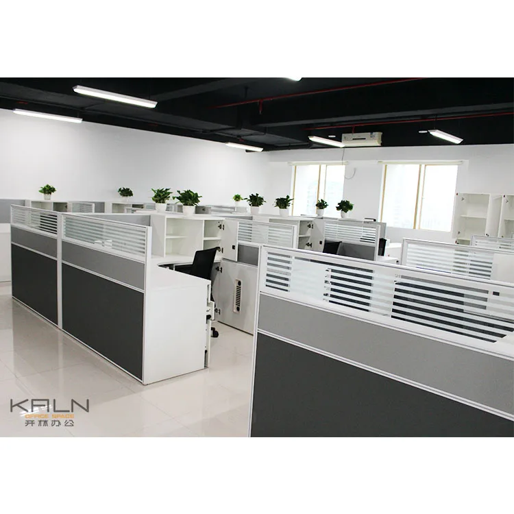 Modern office cheap workstation for 4 people office desk commercial office table laptop desk customized certification