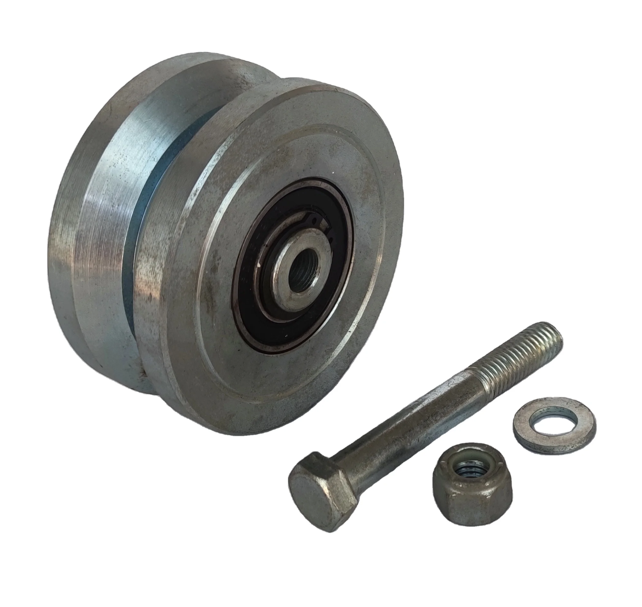 Sliding Gate Wheel With Bolt Double Bearings,Vgroove