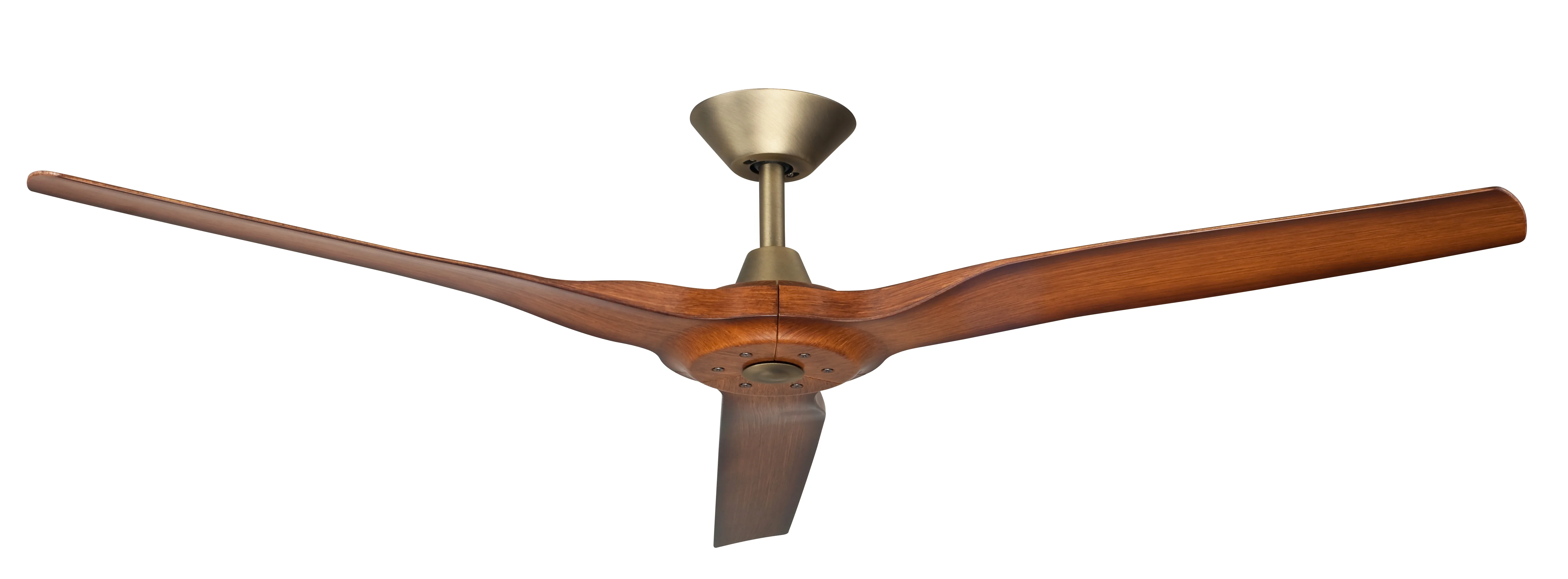 60 inch House Decorative Air Cooling Fan Modern Brushed Nickel DC Ceiling Fan, 3 ABS Blades, include Remote Control