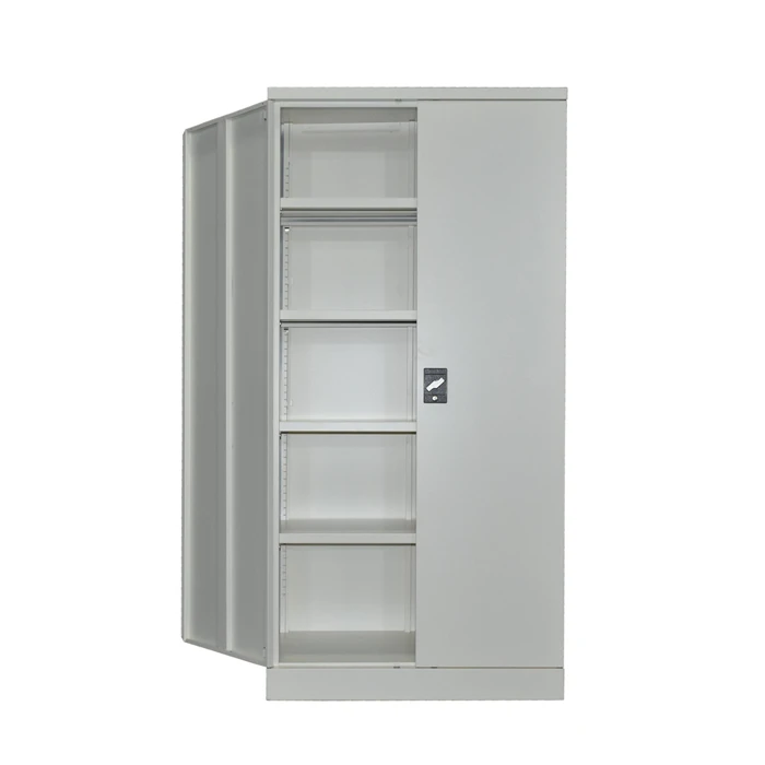 Middle east popular beige color storage cupboard cheap swing door cabinet with ironing board (62376915083)