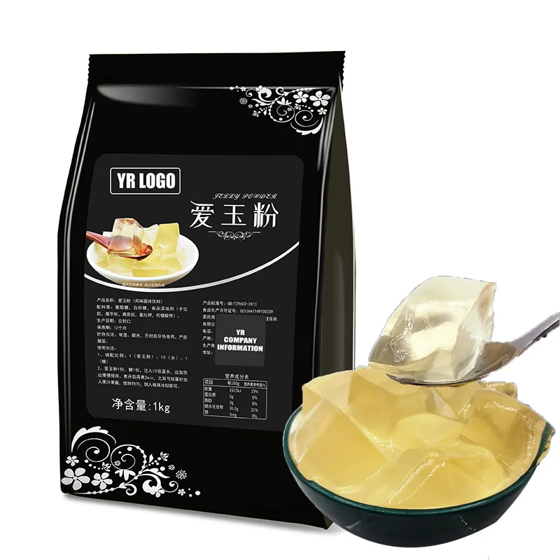 Aiyu Jelly Pudding Flavor Instant Drink Mix Jelly Powder Milk Tea Powder Supplier for Bubble Tea