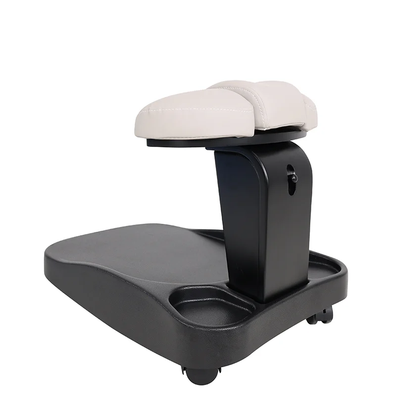 Pedicure Equipment Trolly for Foot Massage Basin Wood Beauty Spa Salon Cart Height Adjustable