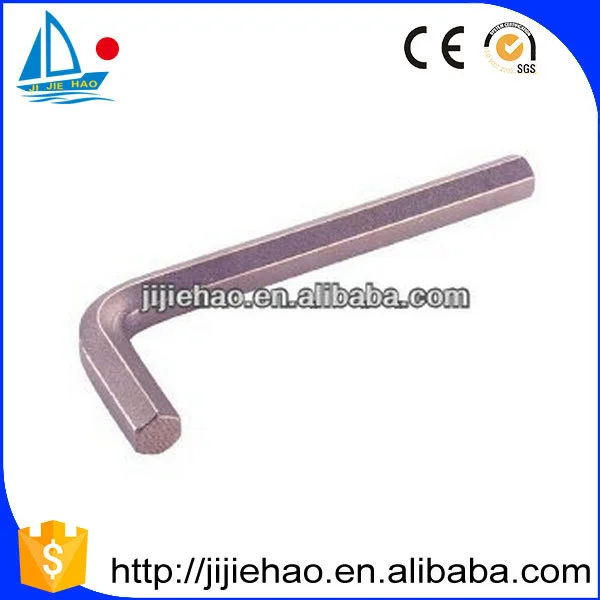 3mm carton steel Allen key wrench/hex key set