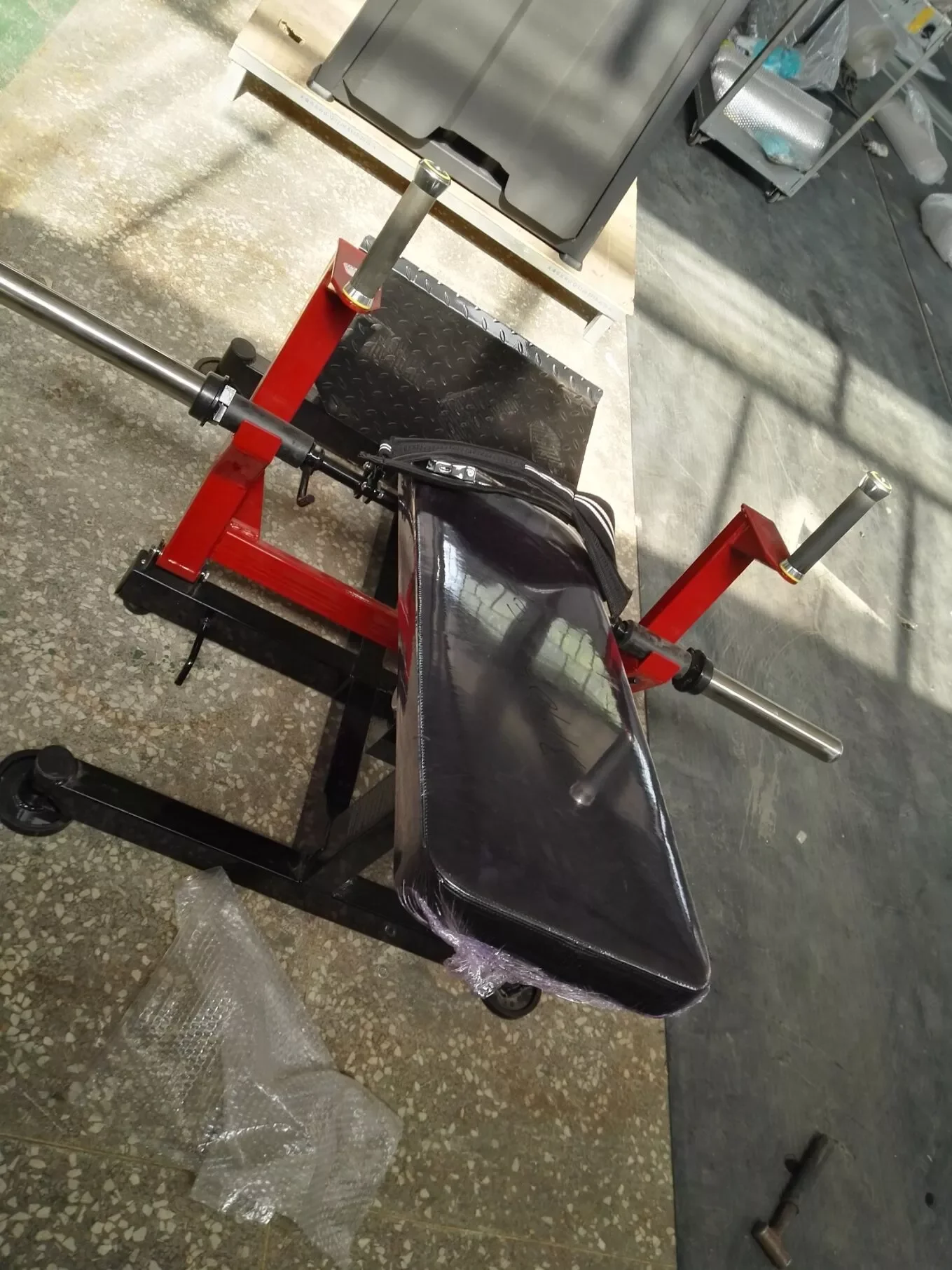 ASJ-S095 Hip machine Glute Drive machine  Gym Hip Lift Hip Thrust Plate Loaded Glute Drive Machine