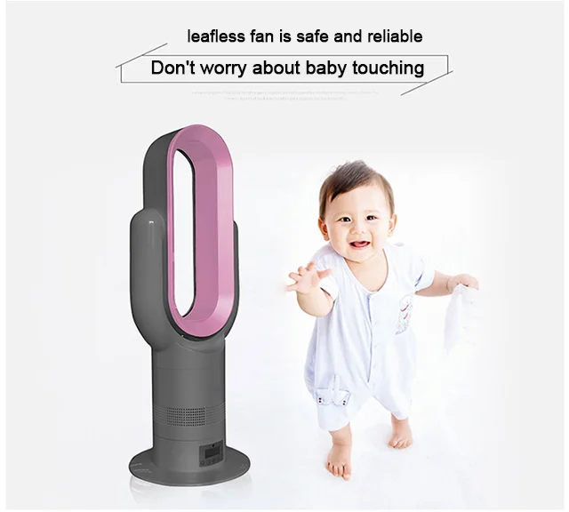Portable Electric Remote Control Floor Air Condition Cooling Fan Intelligent Table Bladeless fan