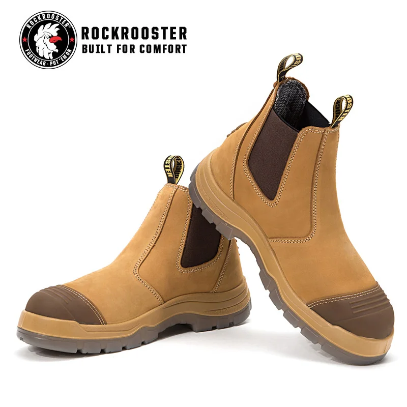 
New Selling American European Oil Resistant Safety Boots Rockrooster Factory Directly Selling American European Safety Shoes 