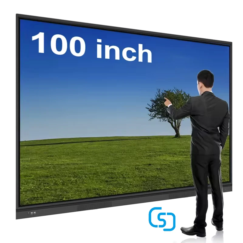 Chuangshijie OEM 65 75 86 100 inch Interactive Flat Panel Multi Touch Screen Digital Whiteboard Smart Board for Education