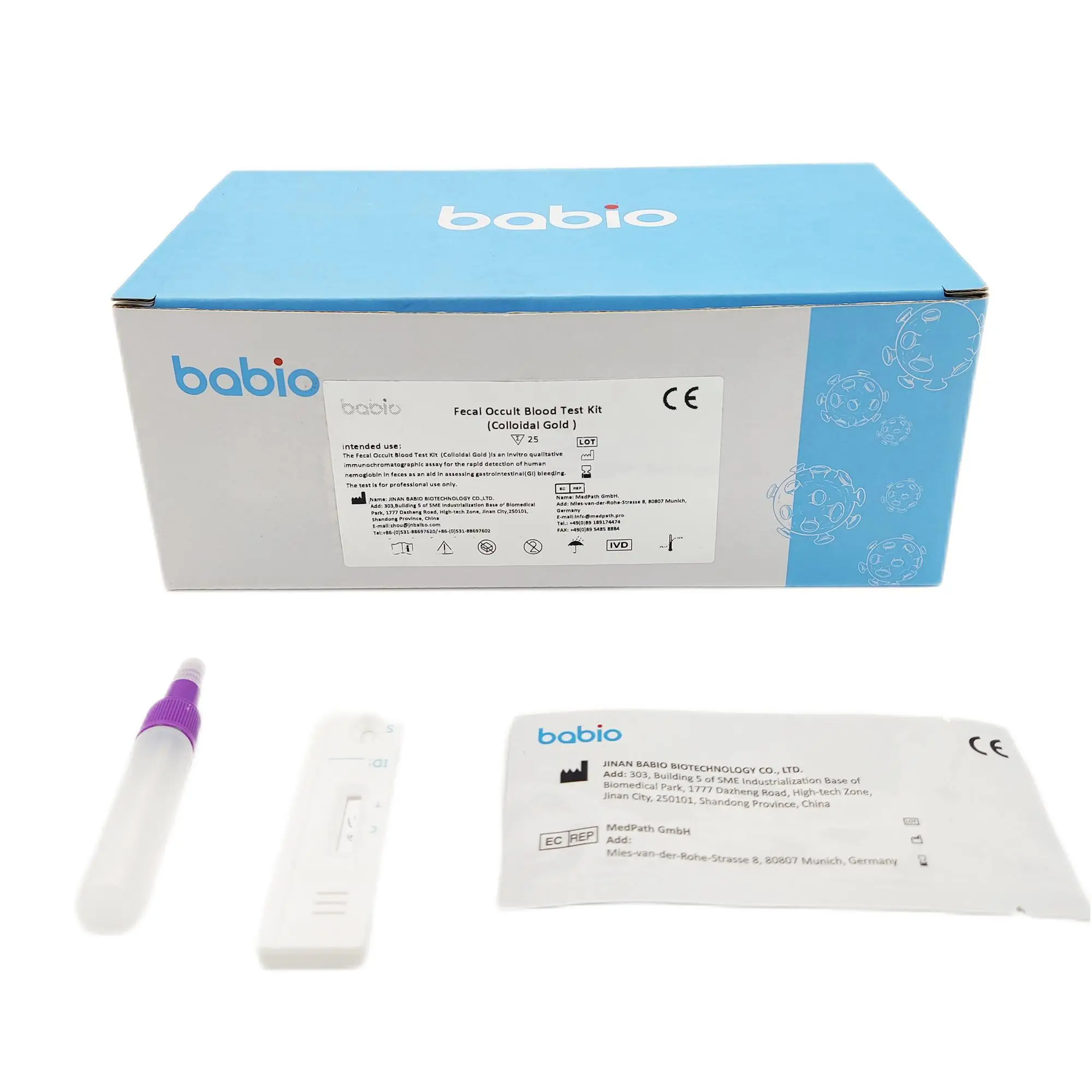 Manufacturer Price Whole Blood Serum Fob Rapid Test, Rapid Fob Test Kits for Sale
