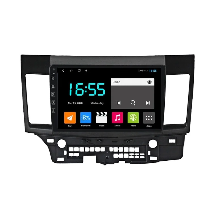 10 дюймов IPS 8-ядерный автомобильный GPS-навигатор мультимедийный плеер с адаптацией кондиционера GPS-видео для Mitsubishi Lancer EX 2010-2016 dvd-плеер
