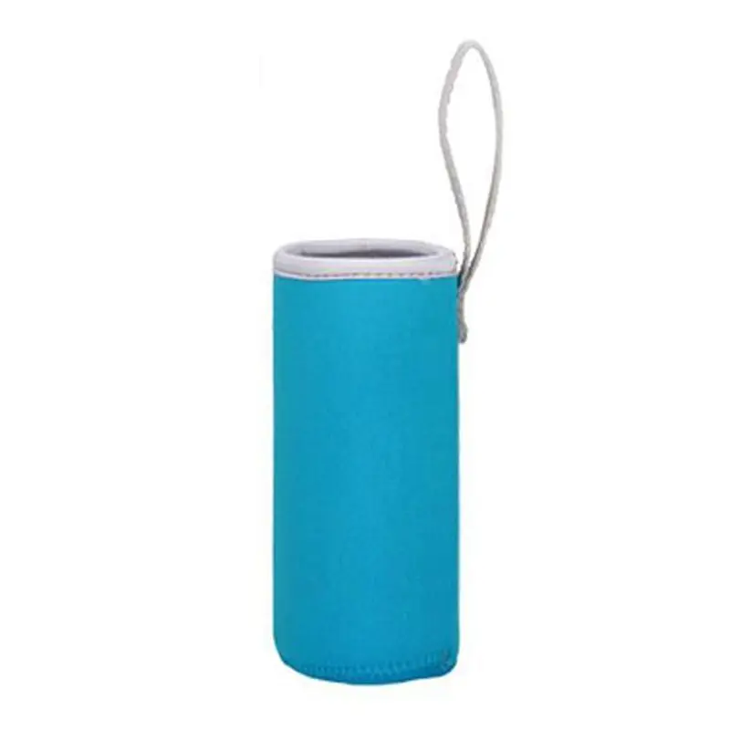 Custom Neoprene Single & Double Wine Glass Stubby Holder Insulated Thermal Beer Bottle Carrier Tote Bag with Letter Pattern