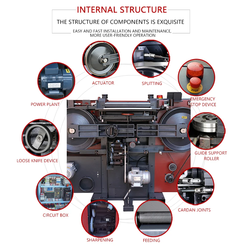K420RC Band knife Leather Splitting Machine Manufacturer Shoemaking Machines Leather Production Machinery