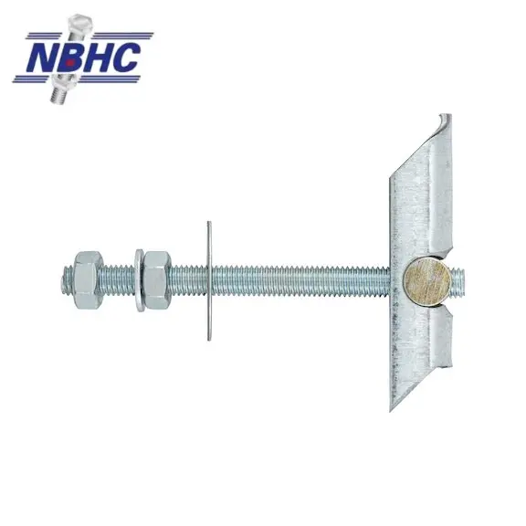 NBHC018AN Hot Sales manufacture and supplier steel zinc plated galvanized Gravity Hollow Wall spring toggle anchor