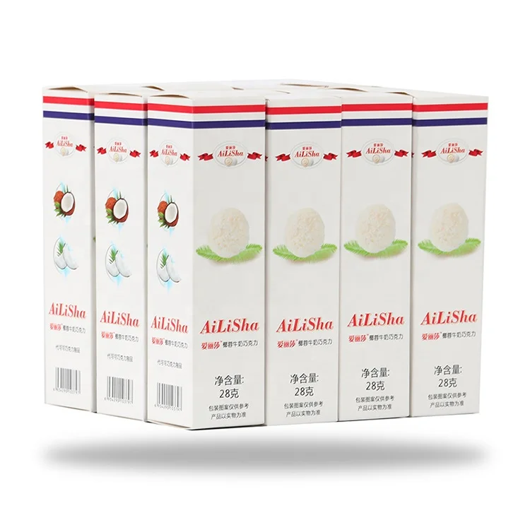 Kaiping jinke еда, трафель, кокос, наполненный белым шоколадным кремом