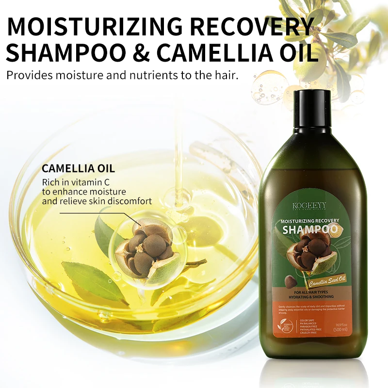Wholesale Tea Tree Oil Shampoo Sulfate Free Hair Growth Shampoo And Conditioner Set For Women Moisturizing Herbal Hair Shampoo