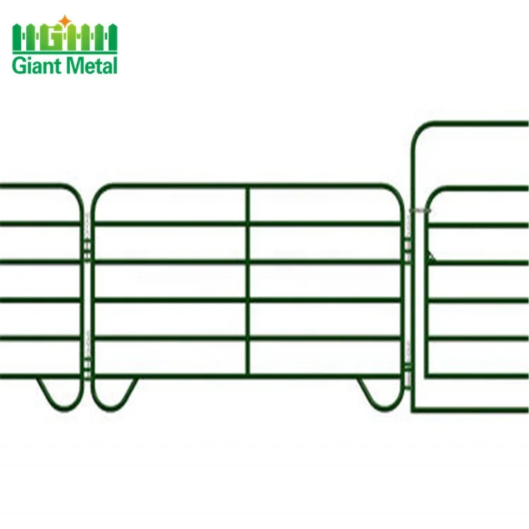 Portable Sheep and Goat Farm Gate with Iron Frame Hot Dip Finish Square Holes Waterproof for Yard Security Factory Use