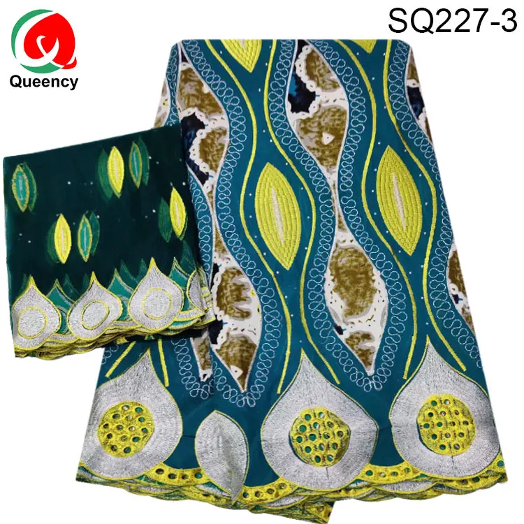 heavy african lace fabric swiss voile lace africa cotton lace beige with stones and beads