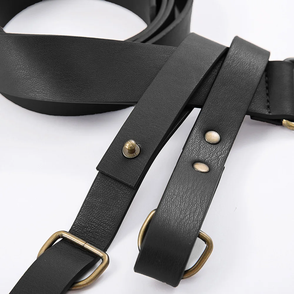 SL000132 SD ботинки в стиле унисекс; Женские и мужские пояс полиуретановая кожа 145 см Средневековый Ренессанс