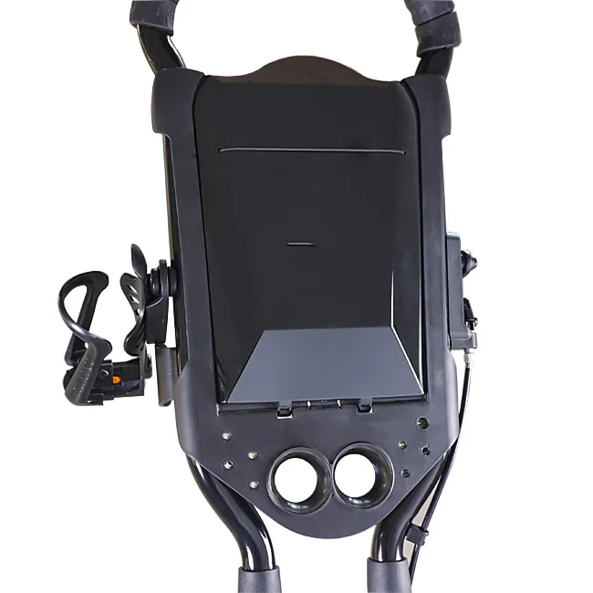 Justin High Quality Aluminum Frame 4 Wheels Quick Easily Fold Push Pull Foldable Golf Trolley