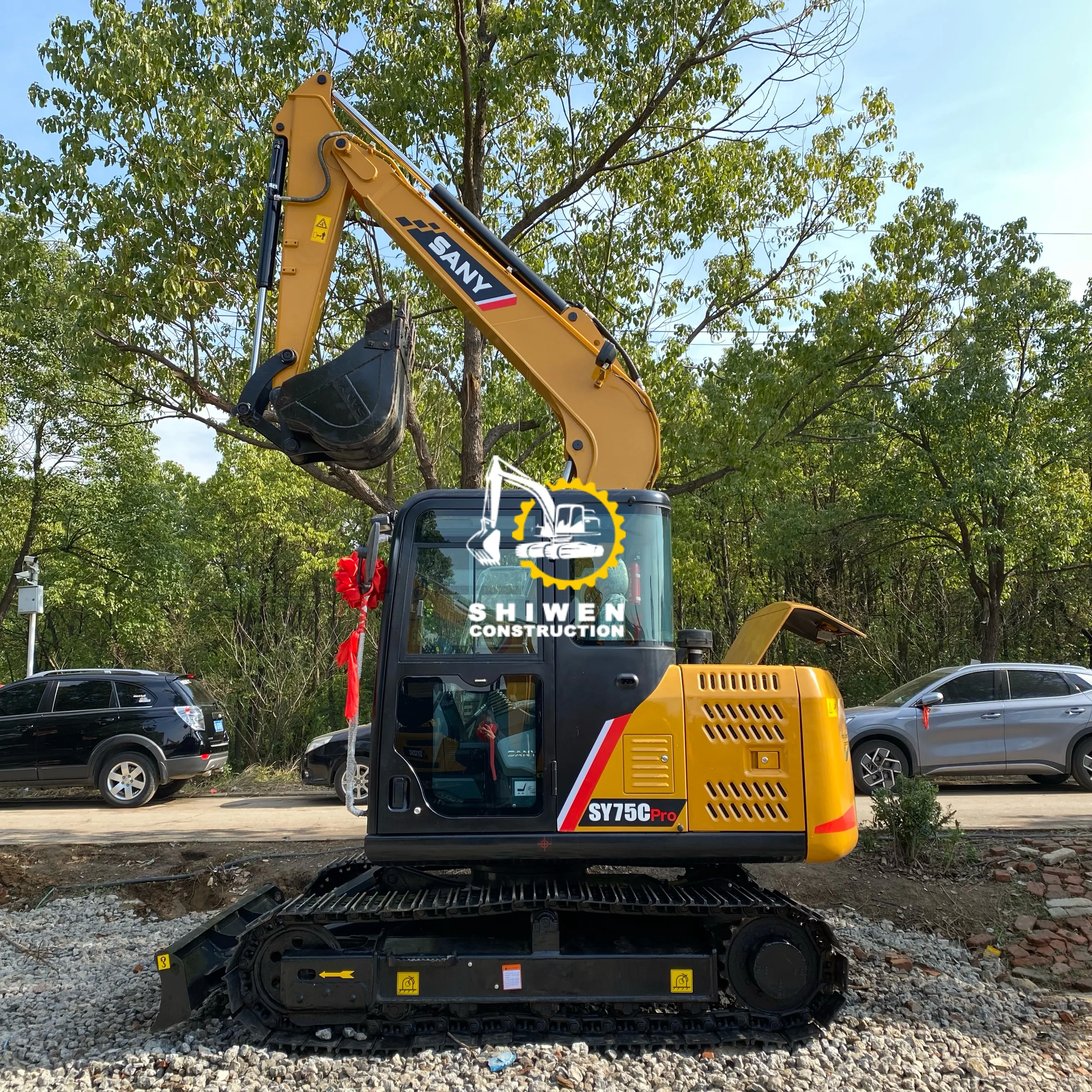 Used SANY SY75 excavator, SANY SY75c-10 SY75c-9 SY55 SY60 pro excavator, harga excavator SANY mini excavadora price low in stock