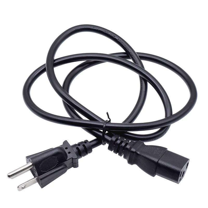 British standard three plug to three hole male plug 3x1.5 power cord