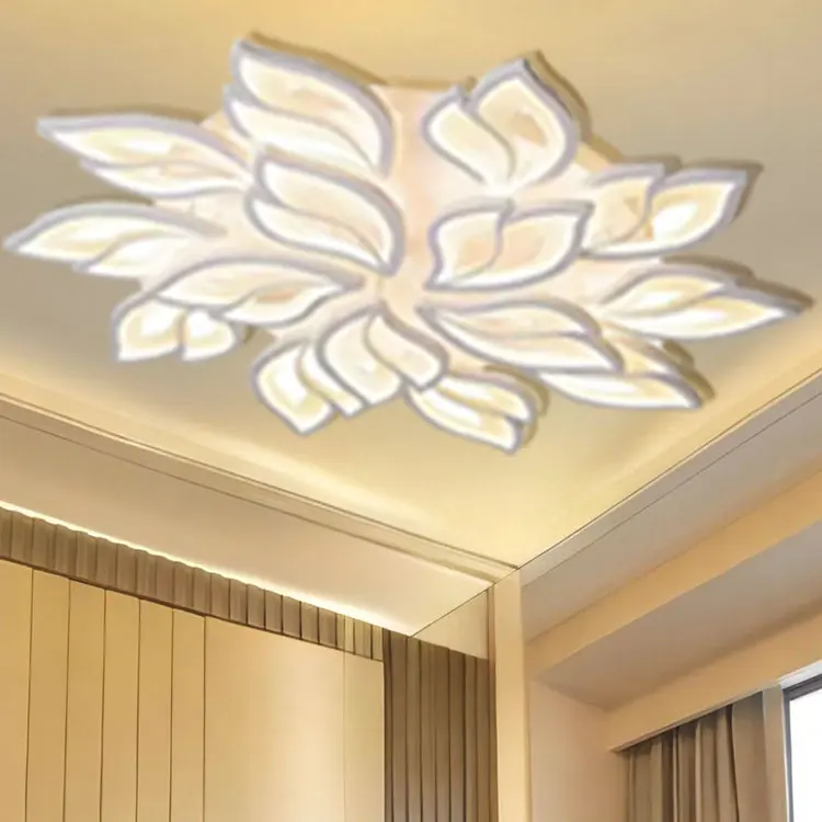 Hot Sale 2024 New Trend Modern Black Dimmable Decoration Fixtures House Light LED Ceiling Lamp