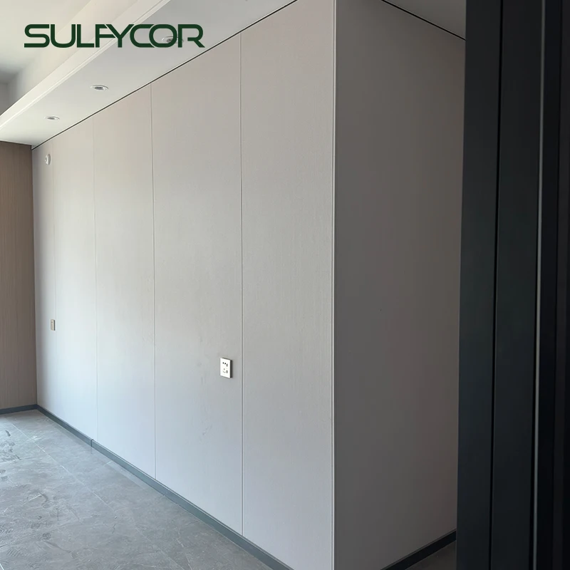 Interior Wooden Marble Finish Fire Rated MGO PVC Laminated Decorative Wall Panel Magnesium Sulphate Boards