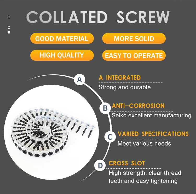 Collated Drywall Screws