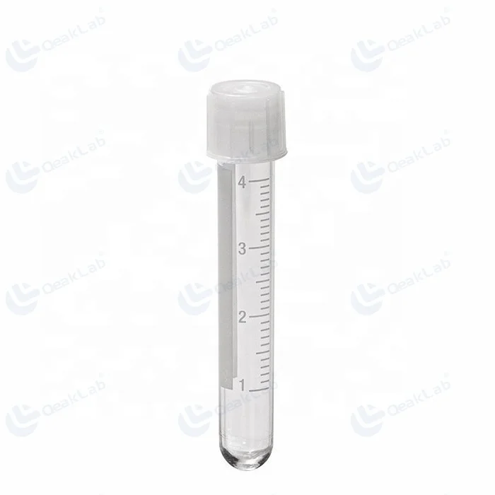 high quality Transparent Plastic Material 12ml Urine Test Tube highly transparent polystyrene material