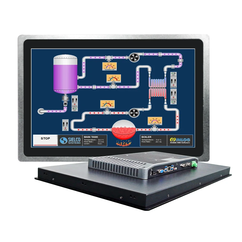 New Industrial Android Tablet Touch Screen Panel Pc I3 I5 I7 12 Inch Waterproof Industrial Panel Pc