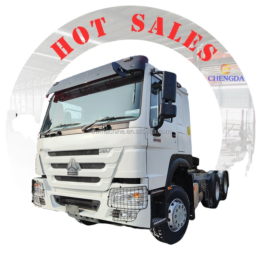 LHD RHD Sinotruck Howo New Used  6*4 380hp Diesel Tractor Truck Trailer Automatic Manual Transmission  Tractor Head For Sale
