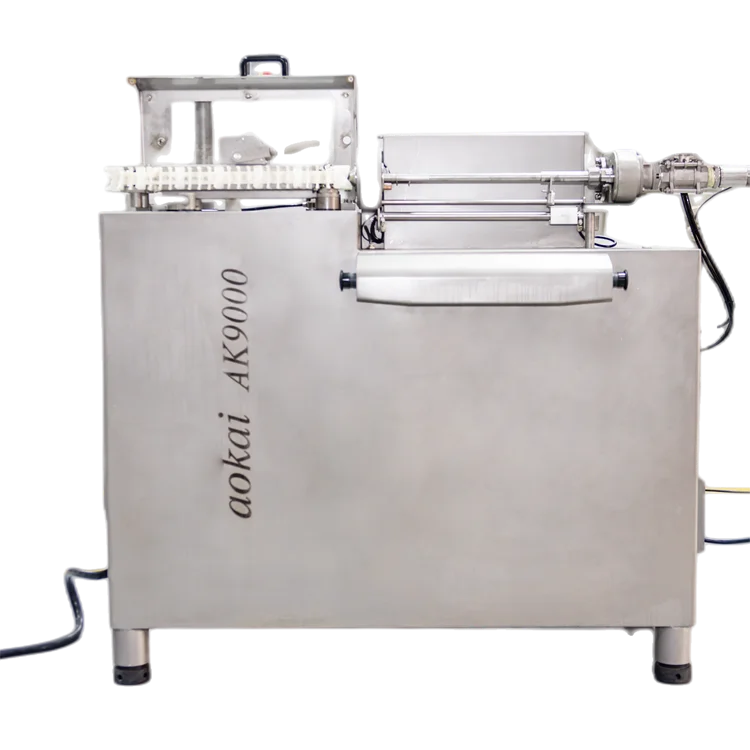 240L vacuum hooper pure meat sausage making machines polony automatic filling machine