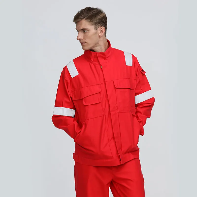 wholesale Xinke protective Fire Resistant safety workwear uniforms welding work suit