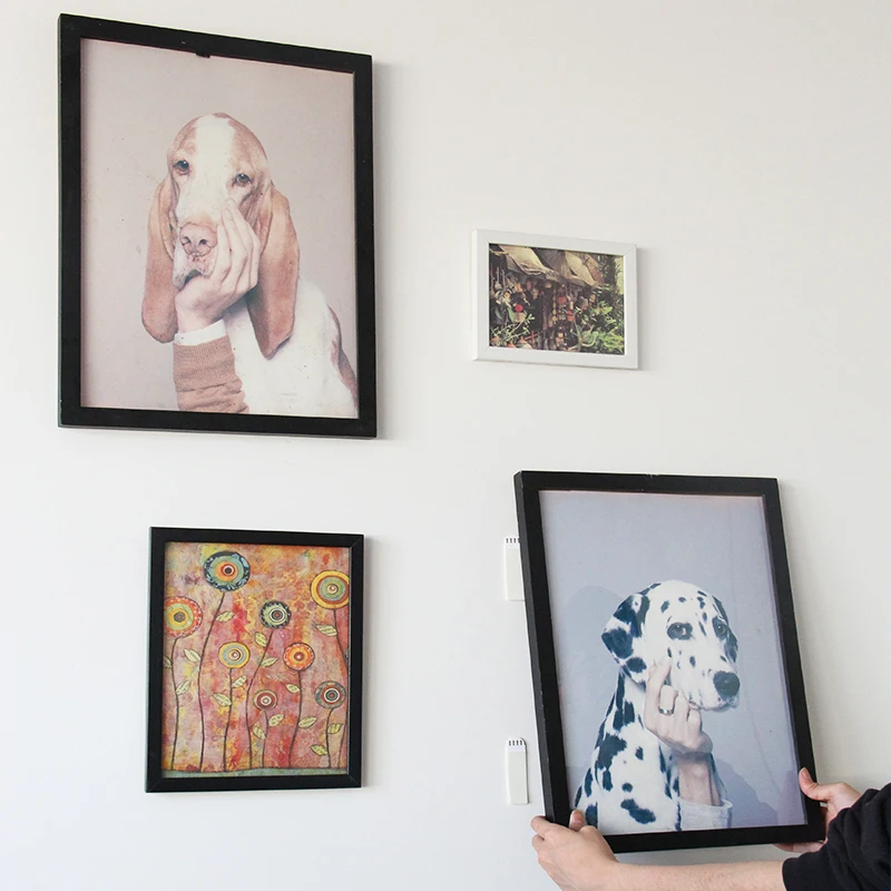 Factory Hot Sale Photo Frame Hangers Adhesive Strips Removes Cleanly Heavy Duty Damage Free No Nails Hook And Loop Tape