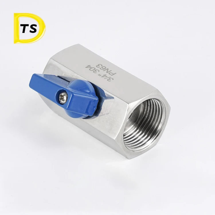High quality Manual 304 Stainless Steel Ball Balve Thread Water Ball Valve NPT Mini Ball Valve
