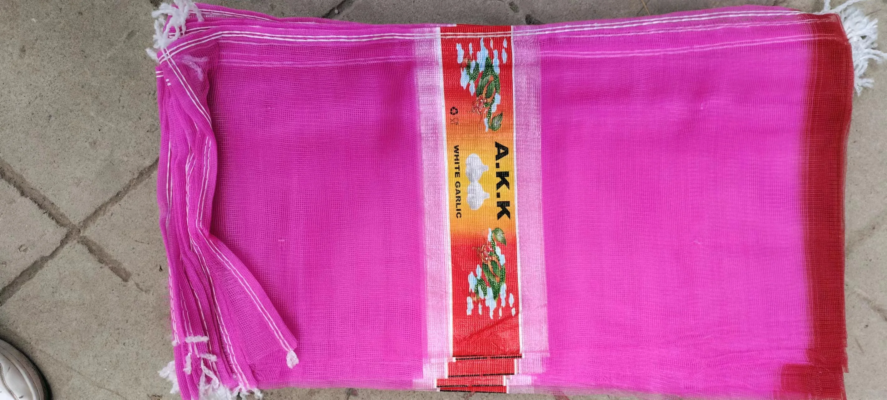 Pouch PP Mesh Net Bag PP/PE Red Potato Sack  Mesh Onion Bag for Firewood Eggplant