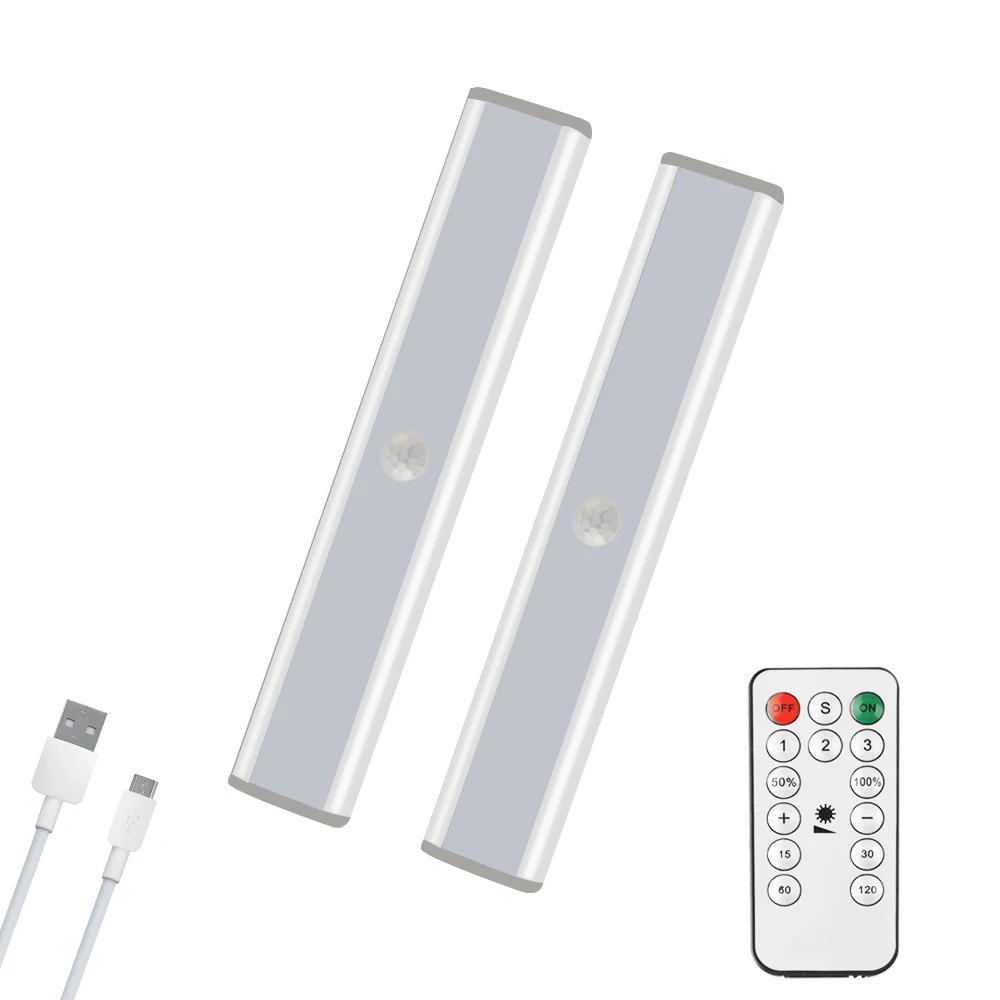 
USB Recharge induction lamp street light human body induction light bar induction closet light led lamp 