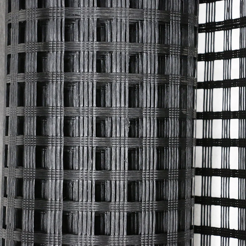 Заводская Высококачественная Двухосная полиэфирная георешетка 25-200KN/m