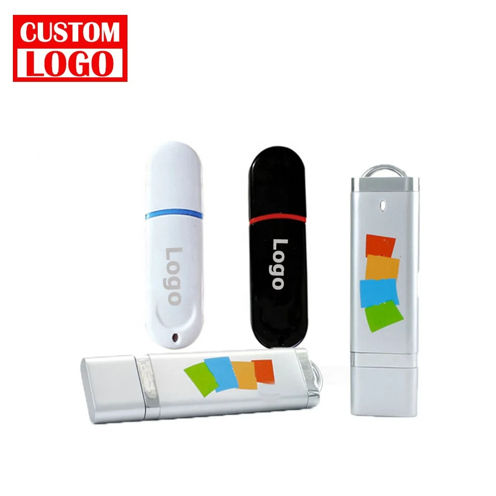 Factory Custom 128G 64G USB Pen Drive 32G Memory U Disk 16G Memory Stick 8G USB Flash Drives 4G 2G 1G 512M USB 2.0 3.0 Pendrive