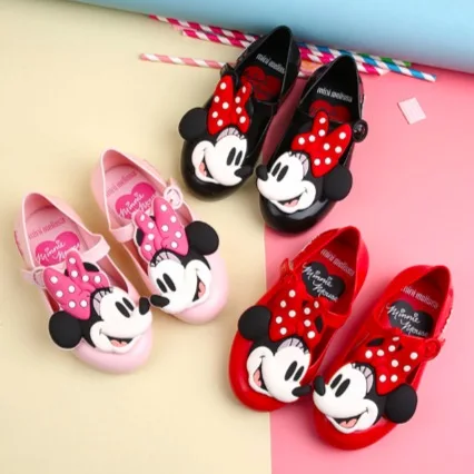 
mini Melissa Children jelly wrapped sandals Minnie plastic shoes girls princess melissa sandals kids melissa shoes 