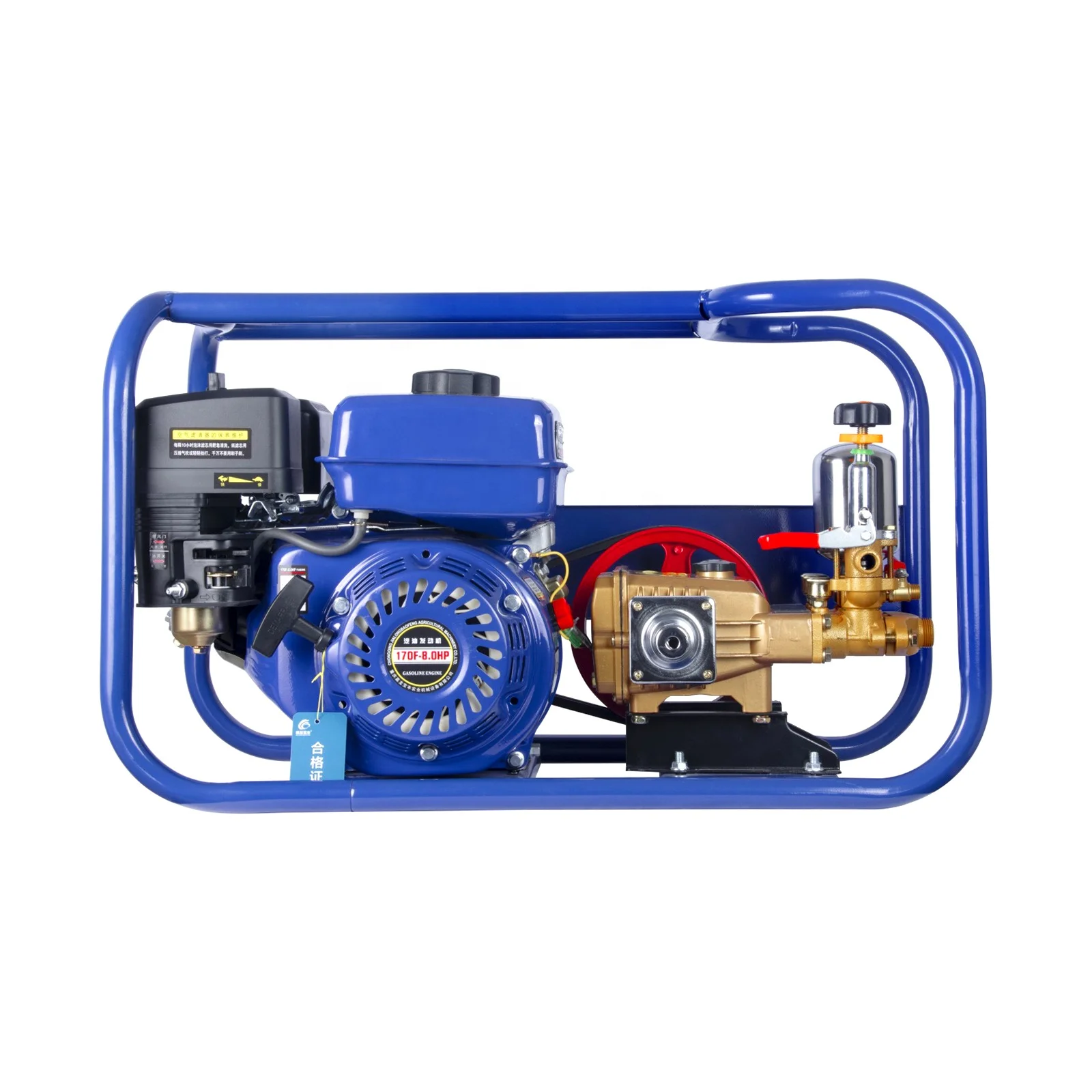 Frame Type HTP 22mm Belt Connection Gasoline Powered Agricultural Sprayer