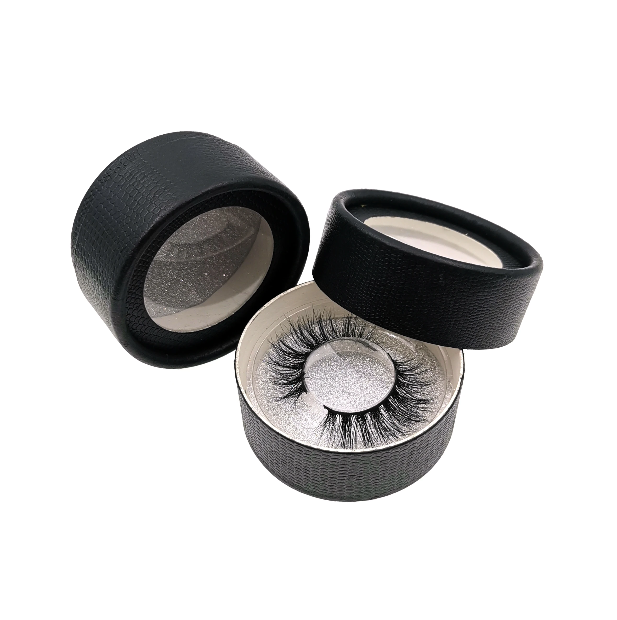 3D REAL Mink eyelash lash packaging box custom best false eyelashes