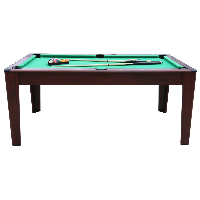 Factory wholesale custom 6ft indoor snooker table with MDF mat and PVC pocket for home office use Parent-child 9ft pool table