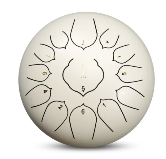 Steel Tongue Drum 12 Inch 13 Note Handpan Drum SUCCESS Musical Scales Chakra Lotus