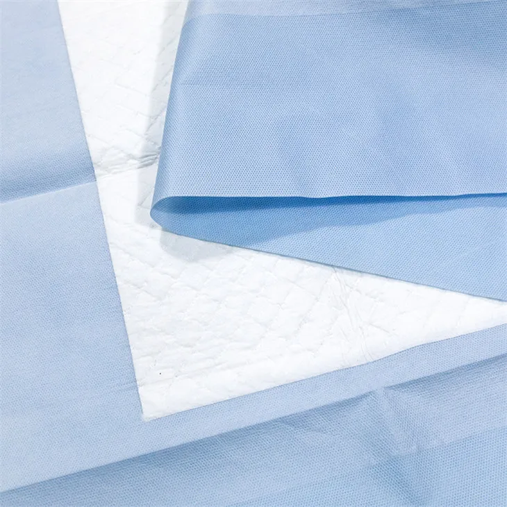 80*180cm Chinese Manufacturer Disposable Medical underpad Hospital Incontinence Winged Underpad